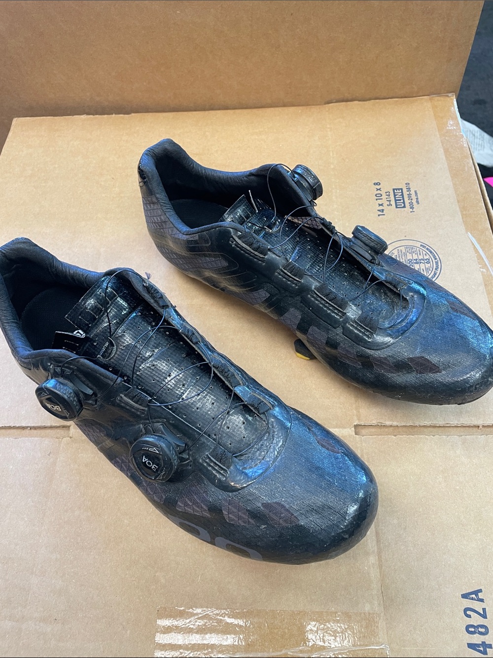 Giro Imperial Men’s Cycling Shoes - Black Size USA 12/ Euro 46